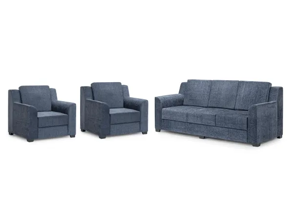 Erica Upholstered 5 Seater Sofa Set